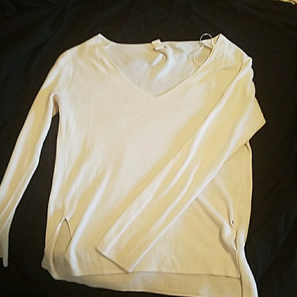 Simple White Sweater
